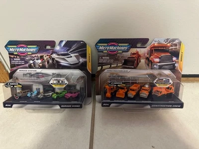 Paquetes de iconos Micro Machines 2020 serie 2 tripulación de construcción y garaje nuevos Foto 1 de 4