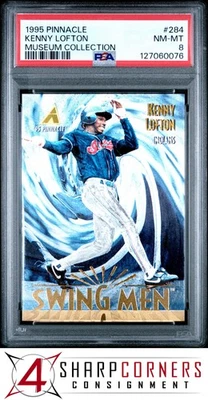 Colección Pinnacle Museum 1995 #284 Kenny Lofton Pop 1 PSA 8 Foto 1 de 3