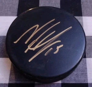 Noah Hanifin Signed Blank Hockey Puck Vegas Golden Knights - Picture 1 of 1