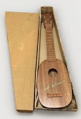 Vintage Duke Kahanamoku Pineapple Ukulele w/ Original Box Hawaii Aloha - Image 1 of 4