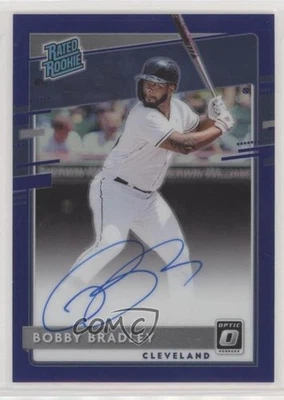 2020 Donruss Optic Rated Rookie Signatures Purple Prizm Bobby Bradley Auto RC - Image 1 of 2