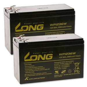 KungLong Batteries Plomb-Gel pour Onduleur APC Smart-UPS 750 9Ah 12V (remplace également 7,2Ah / - Photo 1/3