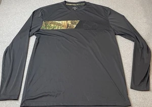 Realtree Performance Camo Long Sleeve Shirt Mens XL Hunting Fishing Gray - Picture 1 of 7