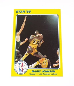 Star Court Kings 1984-85 5x7 Magic Johnson #15 Lakers Ex/Mt - Imagen 1 de 2