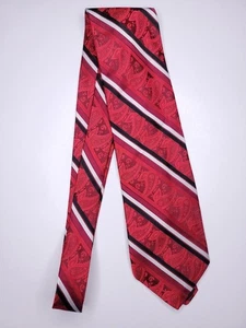 Zionetti Mens Formal Necktie 59"Lx3.75"W Red Neck Tie - Picture 1 of 5
