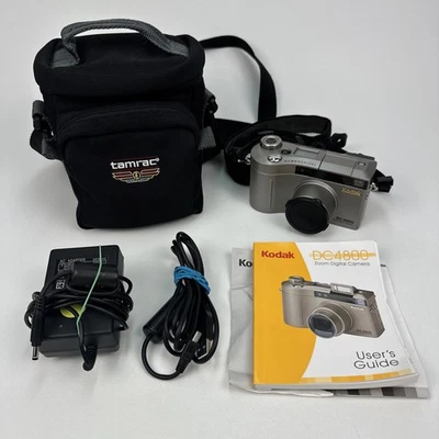 Kodak DC4800 3X Zoom Digital Camera Bundle Tested & Working - Image 1 of 4