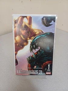 1 THE ULTIMATES 3 #1 SECOND PRINTING VARIANT w VENOM COVER Marvel 2008 - Picture 1 of 2