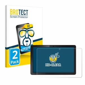 2x Screen Protector for Tibuta E200 10.1" Clear Protection Film - Afbeelding 1 van 7