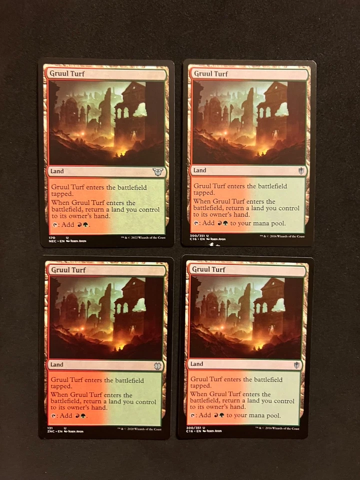 Gruul Turf x4 [Commander 2016 & Various] Magic MTG Cards LP - Image 1 of 2