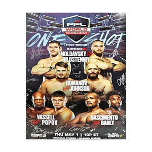 PFL 4 - Orlando 5/1/25 Multi Autographed Signed 24"x36" Event Poster  (PFL LOA) - Picture 1 of 5