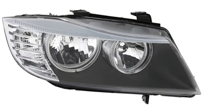 Scheinwerfer rechts für 3er BMW E90 Limo E91 Touring 08-11 Angel Eye LED Ringe - Bild 1 von 4