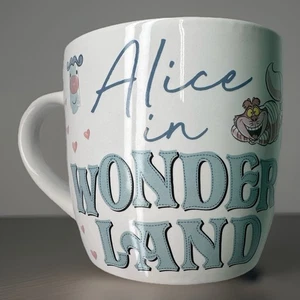 Disney Alice In Wonderland  16oz. Jumbo Coffee Mug in Pastel Colors Rare GUC - Picture 1 of 8