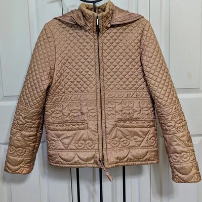 Moda & Moda-Made In Italy-Women's-Size Medium-Light Weight Jacket-Removable Hood - Image 1 of 4