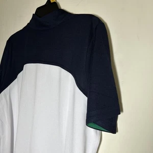 Jofit Womens Short Sleeve Polo Colorblock 1/4 Zip XL NWT - Picture 1 of 8