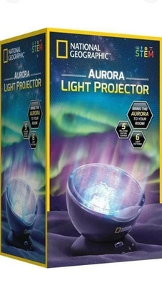 Blue Marble National Geographic Aurora Light Projector with 6 light patterns  - Image 1 of 4