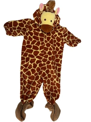 Toddler Giraffe Costume 3 - 6 Months One Piece Zip Up Excellent Halloween Kids - Image 1 of 4