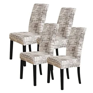  Dining Room Chair Covers for Dining Room Set of 4,Stretch Dining Chair 4PC #9 - Picture 1 of 7