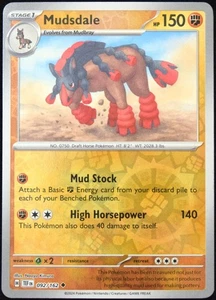 Pokemon TCG Mudsdale 092/162 Temporal Forces Reverse Holo Uncommon Card - NM - Picture 1 of 2