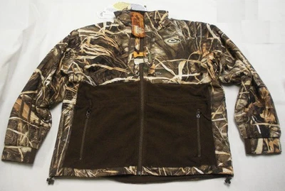 Drake Waterfowl 433 2X MST Eqwader Plus Fullzip Shirt Jacket Mx4 Camo - Image 1 of 2