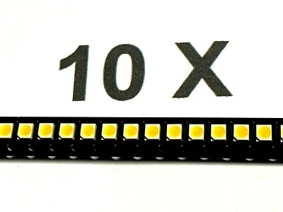 AVAGO TECHNOLOGIES (NEU BROADCOM) ASMT-QYBC-NHJOE, Warmweiß, LED, 2500K, 150mA, 3,4V, SMD, PLCC4, AVAGO, 10 Stück