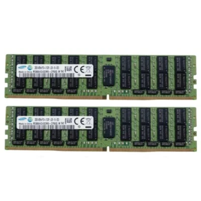 Samsung 64GB (2X32GB) DDR4 2133MHz 2RX4 ECC Registered Memory M393A2G40DB0-CPB - Image 1 of 4
