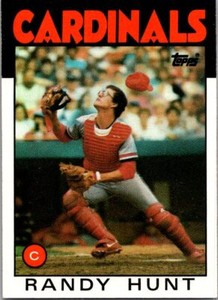 1986 Topps #218 Randy Hunt