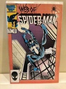 Web of Spider-Man vol. 1 (Serie 1984) #022 #22 Disfraz Negro Alto Grado💕❤️❤️ - Imagen 1 de 1