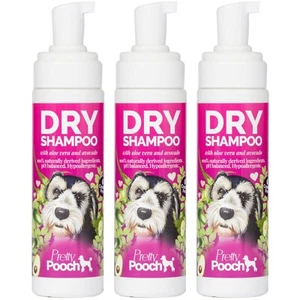 Pretty Pooch Dry Shampoo for Dogs Quick Drying Waterless No Rinse Mousse 600ml - Picture 1 of 6