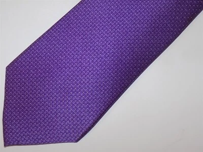 Corbata de seda MICHAEL KORS púrpura liso 58" x 3" ESTRECHA Foto 1 de 2