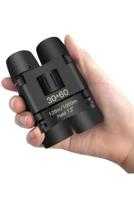 BINOCOLO TASCABILE CON ZOOM 30X60 PIEGHEVOLE E PORTATILE CON VISIONE NOTTURNA - Immagine 1 di 4
