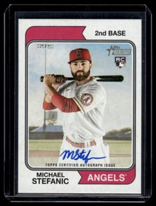 2023 Topps Heritage High Number Real One Auto Michael Stefanic LA Angels - Bild 1 von 2