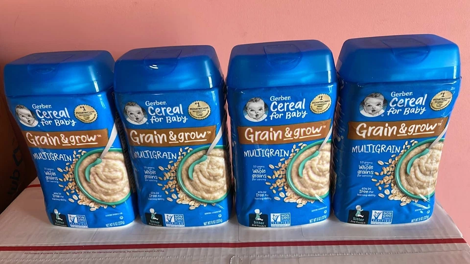 Gerber Multigrain Cereal for Baby 2 Bottles of 8 Oz