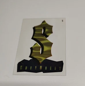 1995 Collector's Edge Excalibur EdgeQuest LETTER Clear Insert # S - Picture 1 of 1