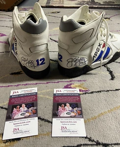 Jim Kelly Signed Autograph Auto Game Issued Used Turf Shoes Bills NFL JSA COA - Picture 1 of 7