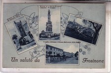 FROSINONE CITTA'  FP VIAGGIATA 1925 SALUTI VEDUTINE