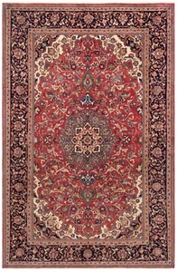 Najafabad Tissé à la Main Tapis de Perse 336x219 cm-Orient, Tapis, , Rouge - Imagen 1 de 13