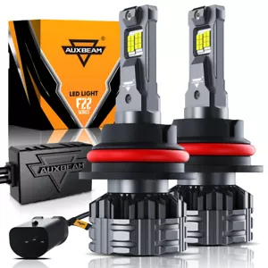 AUXBEAM 9007 HB5 LED Headlight Bulbs for Ford Ranger 1993-2011 F-150 1992-2003 - Picture 1 of 12