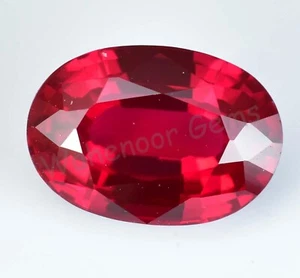 Natural Red Painite 10.35 Ct Oval Stunning AGL Certified Loose Gemstone - Picture 1 of 6