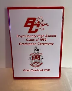 Boyd County High School Lions 1989 Graduation DVD, Ashland, Kentucky - Picture 1 of 4