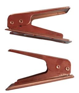 COPPIA SET TAGLIERINI TAGLIA SIM E MICRO SIM (DUE FORMATI) IN ACCIAIO - Afbeelding 1 van 8