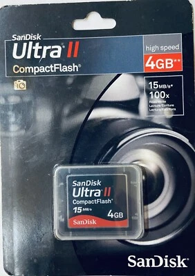 SanDisk Ultra 4GB CompactFlash I Card - Retail - SDCFH-004G - Image 1 of 2