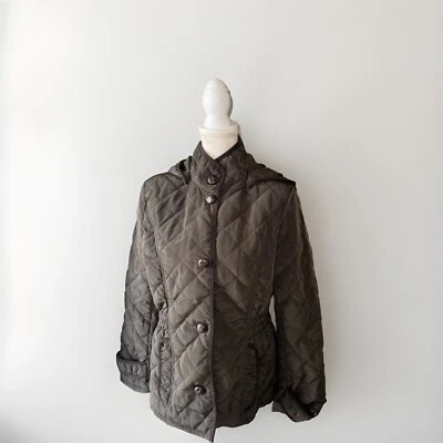 Chaqueta acolchada verde oliva Esprit para mujer, mediana Foto 1 de 4