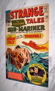 Strange Tales #125 FN 6.0 OW/W 1964 Thing vs Sub-Mariner #kellyssuperheroes - Picture 1 of 1