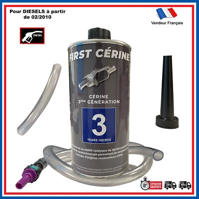 Bidon 1L Additif Fap Cerine BLEU Diesel HDI - 9736A0 88248 - 3eme generation