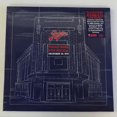 3X 12" LP Vinyl Frank Zappa The Mothers 1971 Rainbow Theater First Press - ED132 - Image 1 of 2