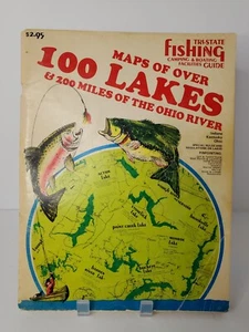 1976 OH KY IN TRI-STATE Fishing Camping & Boating Facilities Guide Maps Lakes - Picture 1 of 6
