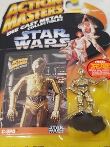 Kenner Action Masters Star Wars C3PO 1994 fundido a presión metal coleccionable nuevo en paquete - Imagen 1 de 8
