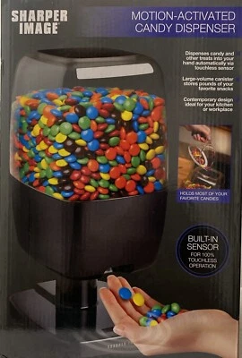THE SHARPER IMAGE MOTION ACTIVATED CANDY DISPENSER M&M’s PEANUTS Home Office - Image 1 of 4