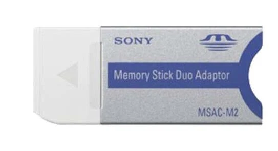 SONY MEMORY STICK DUO ADAPTER MSAC-M2 FOR PHONES PSP OLDER CAMERAS - Image 1 of 1