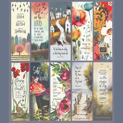 SOMETHING DIFFERENT christian bookmark pack gift easter bunny gifts bible verses religious gift kjv